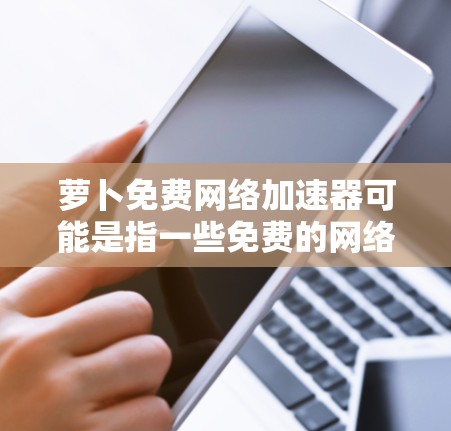 萝卜免费网络加速器可能是指一些免费的网络加速工具或服务，用于提升网络连接的速度或稳定性。网络加速器通常用于优化互联网连接，减少延迟或提高数据传输速度。以下是一些常见的免费网络加速器工具或方法