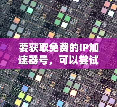 要获取免费的IP加速器号,可以尝试以下方法