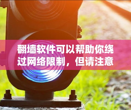 翻墙软件可以帮助你绕过网络限制,但请注意,这些软件可能会涉及法律和安全问题。在一些国家和地区,使用翻墙软件可能被视为违法行为。因此,使用前,请确保你了解并遵守当地法律法规