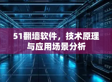 51翻墙软件,技术原理与应用场景分析