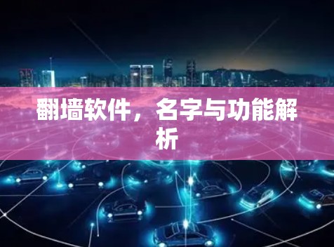 翻墙软件,名字与功能解析