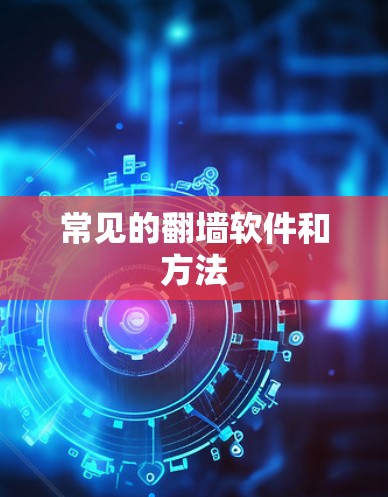 常见的翻墙软件和方法