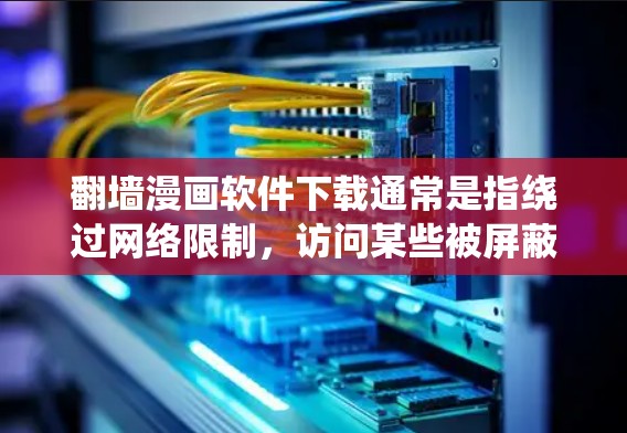 翻墙漫画软件下载通常是指绕过网络限制，访问某些被屏蔽的网站或资源。以下是一些常见的翻墙漫画软件和方法，但需要注意的是，这些操作可能涉及到法律和道德问题，具体情况因地区而异，建议遵守当地法律法规