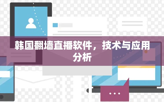 韩国翻墙直播软件,技术与应用分析
