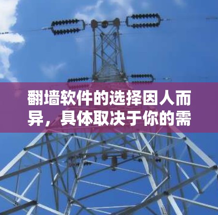翻墙软件的选择因人而异,具体取决于你的需求、使用场景和技术水平。以下是一些常用的翻墙工具,但请注意,这些工具可能会涉及到法律和道德问题,使用时需谨慎