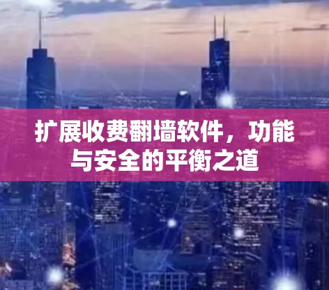 扩展收费翻墙软件,功能与安全的平衡之道
