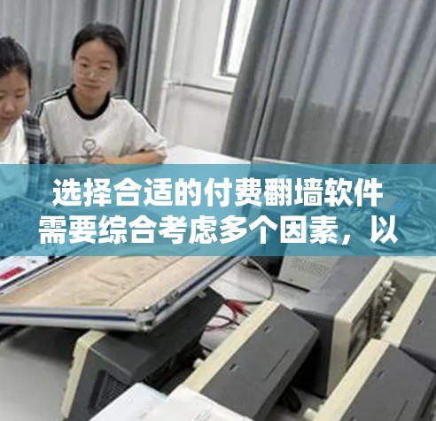 选择合适的付费翻墙软件需要综合考虑多个因素，以确保兼顾需求和风险。以下是对不同软件的分析和建议