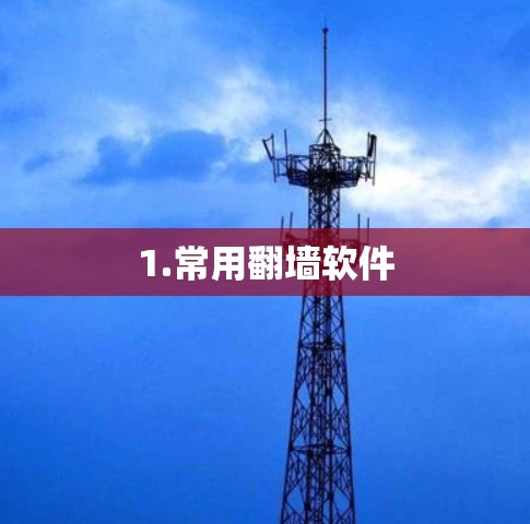 1.常用翻墙软件