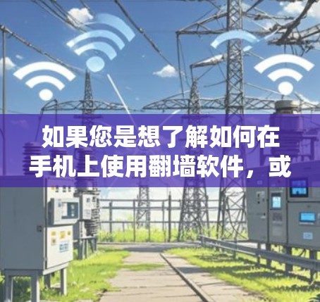 如果您是想了解如何在手机上使用翻墙软件，或者有特定的软件名称被错误地表达，请提供更多信息以便我更好地帮助您