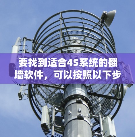 要找到适合4S系统的翻墙软件，可以按照以下步骤进行