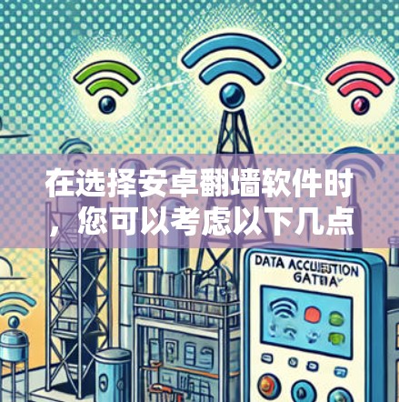 在选择安卓翻墙软件时，您可以考虑以下几点来评估和选择最适合您的软件