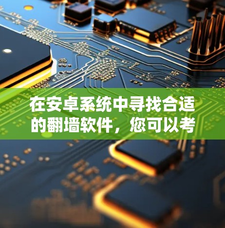 在安卓系统中寻找合适的翻墙软件,您可以考虑以下几款可靠的选项,并注意以下几点