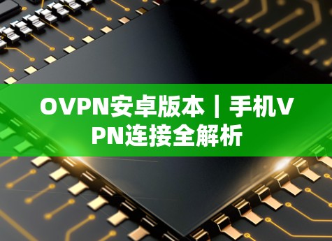 OVPN安卓版本|手机VPN连接全解析 OVPN安卓版本|手机VPN连接全解析