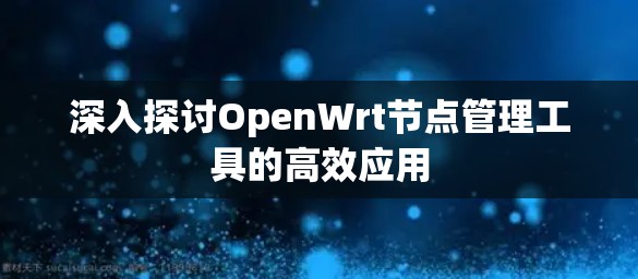 深入探讨OpenWrt节点管理工具的高效应用