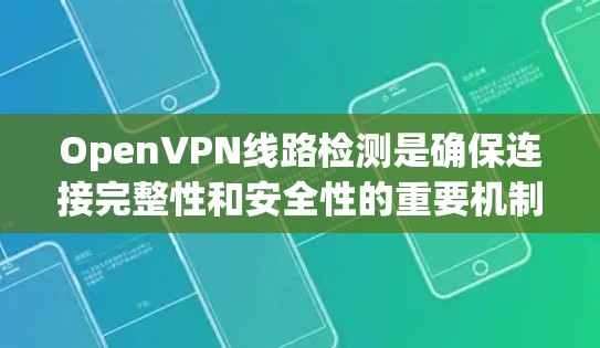 OpenVPN线路检测是确保连接完整性和安全性的重要机制，以下是对其的详细解释