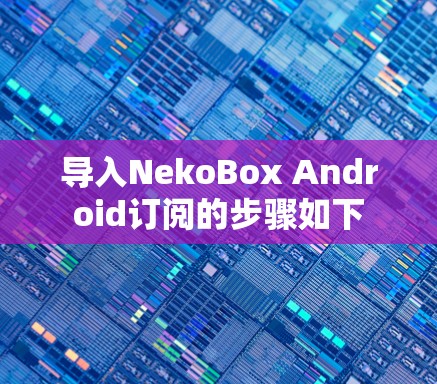 导入NekoBox Android订阅的步骤如下