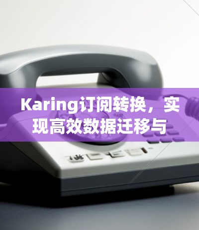Karing订阅转换，实现高效数据迁移与格式转换