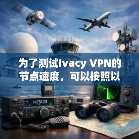 为了测试Ivacy VPN的节点速度，可以按照以下步骤进行