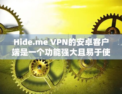 Hide.me VPN的安卓客户端是一个功能强大且易于使用的工具，适合希望保护隐私和安全的用户。以下是对该客户端的详细分析和总结