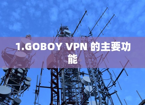 1.GOBOY VPN 的主要功能 1.GOBOY VPN 的主要功能